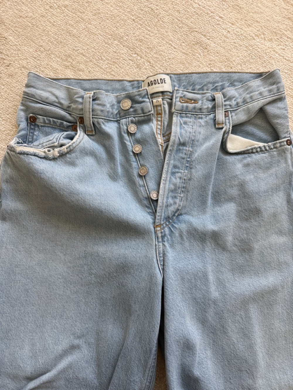 Agolde Low Slung Baggy Jeans - Picture 4 of 6